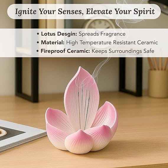 Ekhasa Resin Agarbatti Stand with Ash Catcher | Back Flow Incense Stick Holder Agarbati Stand | Dhoop Dhani Luban Oothupathi Agarbati Agarbathi Udbatti Agarbattee Agarbakthi Pathi Stand for Pooja